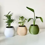 Plantbee Samozavlažovací květináč Gris tělová