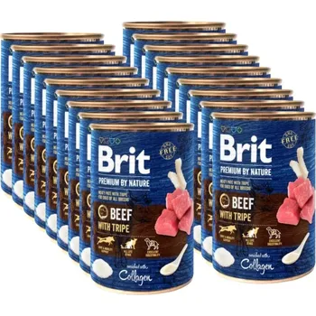 Brit Premium by Nature Beef with Tripe 24x400g SLEVA 3%