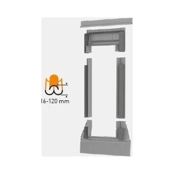 Příslušenství k oknu DAKEA KUF - Univerzální lemování - U4A - rozměr 134*98cm