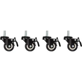 Rozvaděč LANBERG CASTORS X4 WITH THREAD AND BRAKE FOR WALL MOUNTING 19" CABINETS