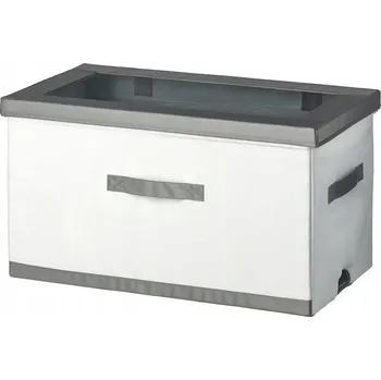 Úložný box IKEA JATTEBJORN Krabička s víkem, bílá/šedá, 81x45x44 cm