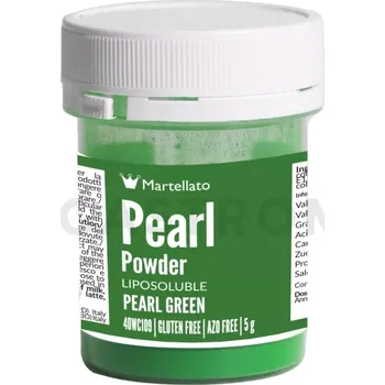 Výroba svíčky Práškové barvivo 5 g - perleťově zelené | MARTELLATO, Pearl powder