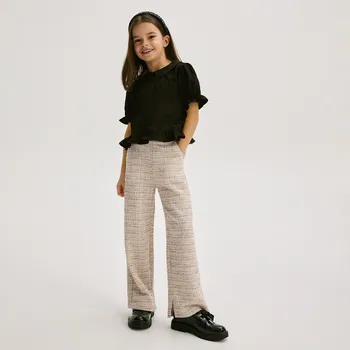 Dívčí oblečení Reserved - Tvídové kalhoty - vícebarevná - 699BP-MLC - 699BP-MLC-164