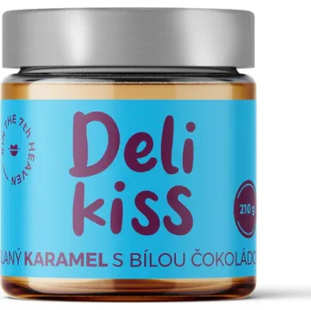 Čokoláda Slaný karamel s bílou čokoládou - Delikiss 210g