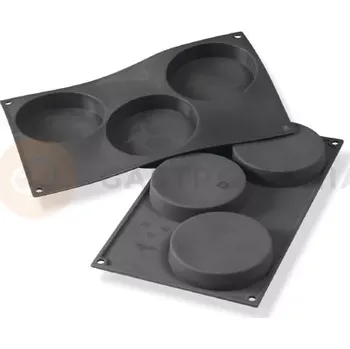 Kuchyňská sůl Silikonová forma pro monoporce, 3 otvory 100x20 mm - 30SF042 | MARTELLATO, Sponge