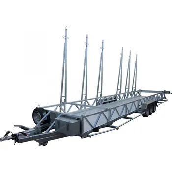 Přívěs k motorovému vozidlu Tříosý přepravník bazénů POOL 2700kg 9730x1750mm