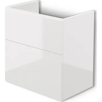 Koupelnový nábytek Deante Tubo skříňka 60x38.5x60 cm pod umyvadlo závěsná bílá STU_6U61