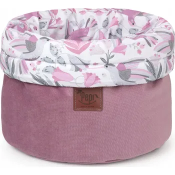 Úložný box Košík / Úložný box z textilu na dětské potřeby