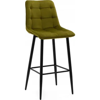 BAROVÁ ŽIDLE ČALOUNĚNÝ VELUR DO OBÝVACÍHO POKOJE JÍDELNY BAROVÝ MODERNÍ CHIC OLIVOVÝ