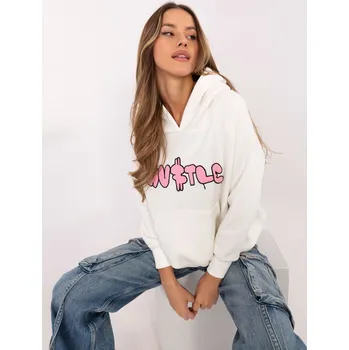 Dámská mikina Sweatshirt-EM-BL-881.16-ecru My Red Lips bílá 3227598