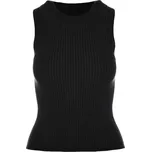 ŽEBROVANÝ TOP ČERNÝ JdY