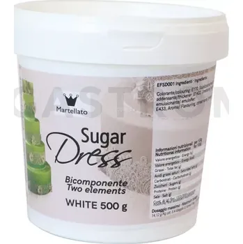 Výroba svíčky Cukrová hmota na tvoření cukrových dekorací - 500 g | MARTELLATO, Sugar Dress