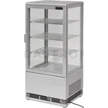 Chladící vitrína 78 l 42x38x96 cm stříbrná | YATO, YG-05057