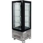 Chladící vitrína 400 l 65x65x190 cm černá | YATO, YG-05068
