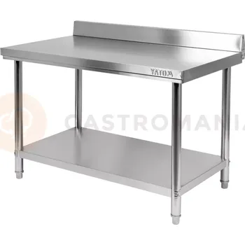 Počítačový stůl Přístěnný skládací stůl s policí 1200x600x850+100 mm | YATO, YG-09022