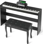 88 Key plně vážený digitální klavír Dual Keyboard Cabinet Bracket Bench