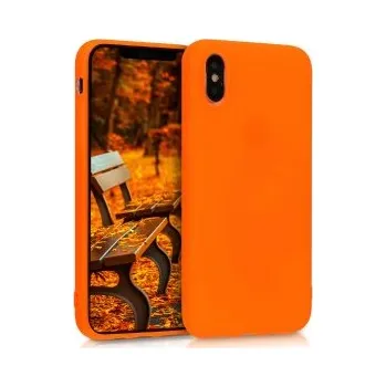 Pouzdro na mobilní telefon Pouzdro pro Apple iPhone XS - oranžová