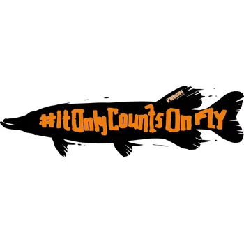 Samolepka Vision It Only Counts Pike Sticker 40cm