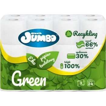 Toaletní papír Suchý toaletní papír bez vůně Slon Jumbo 24 ks