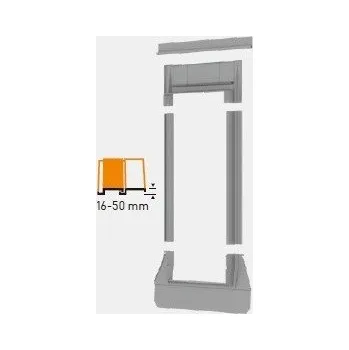 Okno DAKEA KFT - Lemování pro ploché skládané krytiny se zámkem 16-50mm - S6A -rozměr 114*118cm