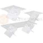 Sada stojanů na dorty a občerstvení z plexiskla | MARTELLATO, Cross