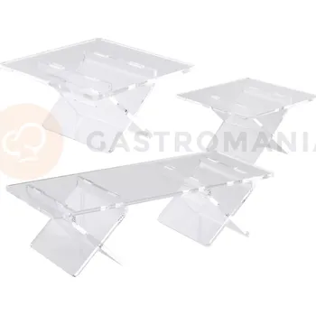 Čokoládová tyčinka Sada stojanů na dorty a občerstvení z plexiskla | MARTELLATO, Cross