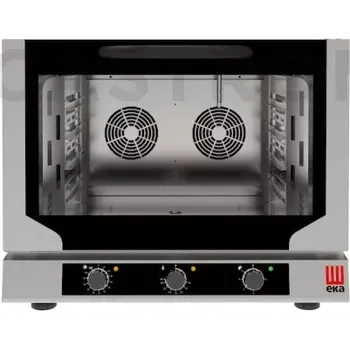 Konvekční trouba se zvlhčováním vzduchu 4x 530x325 mm GN1/1, elektrická, elektromechanicky ovládaná, GN 1/1, 400V/6400W, 784x752x634 mm | EKA, Evolution Next