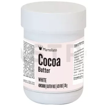 Potravinářské barvivo Barvivo na bázi kakaového másla 30 g - bílé | MARTELLATO, Colour cocoa butter
