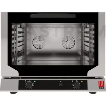 Pekařská konvekční pec s vlhčením 4x 600x400 mm, elektrická, elektromechanicky řízená, jednofázová, 3400W, 783x755x634 mm | EKA, Evolution Next