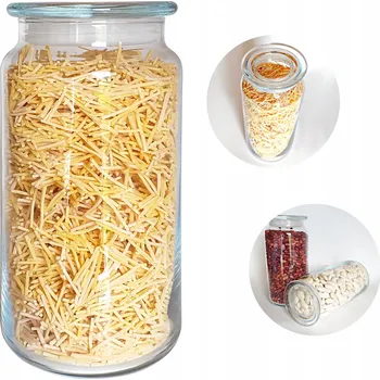 Sklenice ZAVAŘOVACÍ SKLENICE 1200 Ml skleněná kuchyňská nádoba EKO