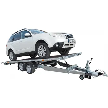 Přívěs k motorovému vozidlu Hydraulicky sklopné plato na auta ADM 2700kg 4170x2095mm