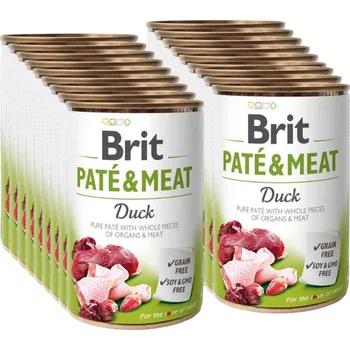 Krmivo pro psa BRIT PATE & MEAT DUCK 24x400g