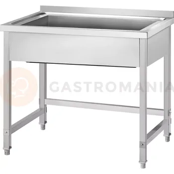 Nerezový dřez Jednokomorová mycí vana, šroubovaná 600x600x850 mm, h=300 mm | GREDIL, 671466