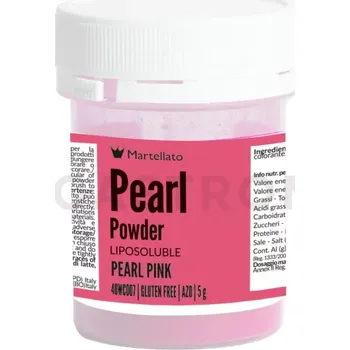 Výroba svíčky Práškové barvivo 5 g - perleťově růžové | MARTELLATO, Pearl powder
