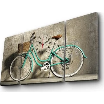 Nástěnné obrazové hodiny Kolo, 84 x 45 cm ID_1204240