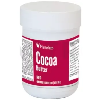 Potravinářské barvivo Barvivo na bázi kakaového másla 30 g - červené | MARTELLATO, Colour cocoa butter