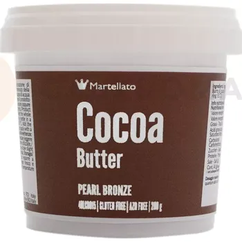 Potravinářské barvivo Barvivo na bázi kakaového másla 200 g - perleťově hnědé | MARTELLATO, Pearl cocoa butter