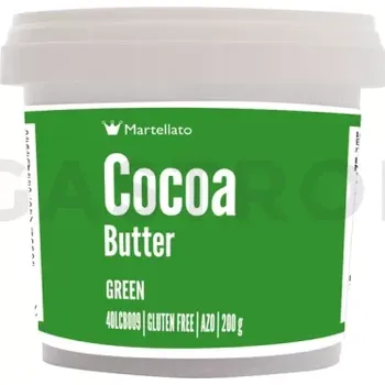 Potravinářské barvivo Barvivo na bázi kakaového másla 200 g - zelené | MARTELLATO, Colour cocoa butter