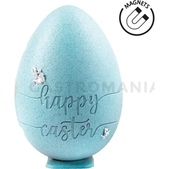 Čokoládová tyčinka 3D forma - vejce s nápisem Happy Easter 156x228 mm | MARTELLATO, 20SR022