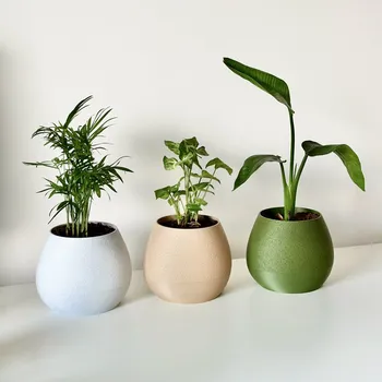 Květináč Plantbee Samozavlažovací květináč Gris holubí šedá