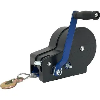 lanový naviják Ruční naviják 2500 lb/1133 kg, ocelové lano 10 m, plastový kryt