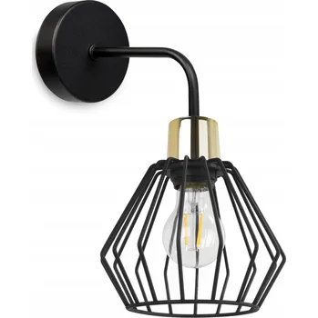 Nástěnné svítidlo Nástěnné svítidlo Light Home černé, žluté E27 60 W