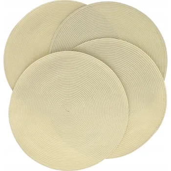 prostírání Podložka kulatý plast 38 x 38 cm