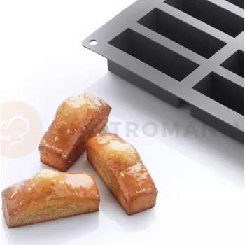 Kuchyňská sůl Silikonová forma pro monoporce, 20 otvorů 79x29x30 mm - 30SF026 | MARTELLATO, Plum cake