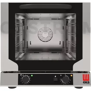 Konvekční trouba se zvlhčováním vzduchu 4x 429x345 mm, elektrická, elektromechanicky ovládaná, 3100W, 590x709x589 mm | EKA, Evolution Next