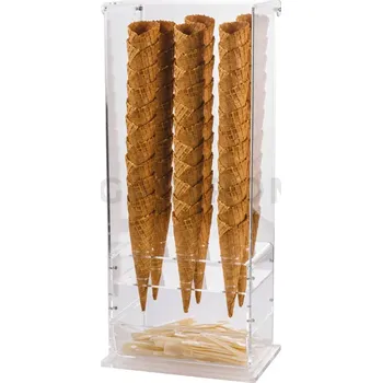 Výdejník vody Stojan na zmrzlinové kornouty s výsuvnou poličkou bez dvířek | MARTELLATO, AG00930