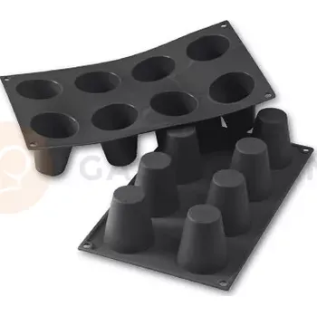 Kuchyňská sůl Silikonová forma pro monoporce, 8 otvorů 55x60 mm - 30SF021 | MARTELLATO, Babà
