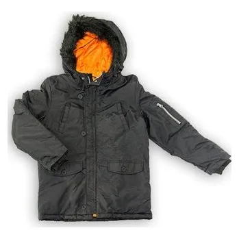Chlapecký kabát Kabát chlapecký Parka, Minoti, WORD 3, černá - 146/152