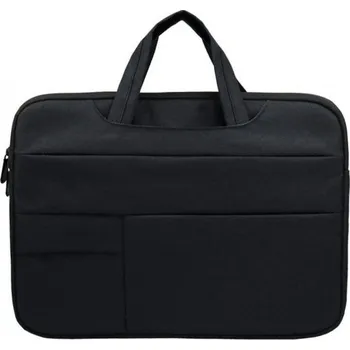 brašna na notebook Elegantní brašna s kapsami pro MacBook do 16" - černá