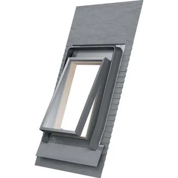 Okno DAKEA FLEX + - Světlík KFB U GREY RAL7043 - rozměr 45*73cm